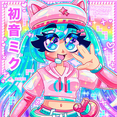Fortnite Miku fanart